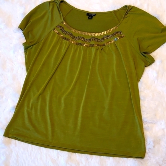 EAST 5th blouse short sleeved size XL - Picture 1 of 5